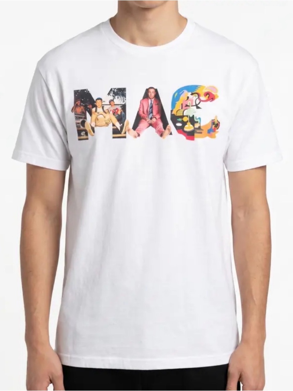 Mac Miller T-Shirt Collage Album Art Vintage Rapper Tee Men’s SMALL by ATD New